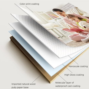 Bán buôn tùy chỉnh máy in phun có thể in bóng 115g-230g giấy ảnh tự dính <span class=keywords><strong>A3</strong></span>/<span class=keywords><strong>A4</strong></span> nhãn dán Trắng cho hình ảnh - Product Image 4