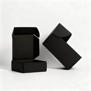 Boîtes d'expédition personnalisées de haute qualité, tiroir coulissant, matériau kraft rigide, logo en feuille d'aluminium, emballage pour bijoux, commande minimum de 100 pièces - Product Image 3