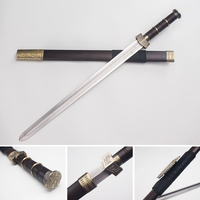 Épée chinoise Qin motif écailles de poisson artisanat de haute qualité 74cm 0.9kg mobilier de maison FengShui