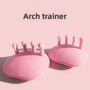 Mooie Beenoefeningen Met Boogtrainer Zool Sporter Voetcorrector Voor Duim Valgus Tenen Massageproducten - Product Image 3