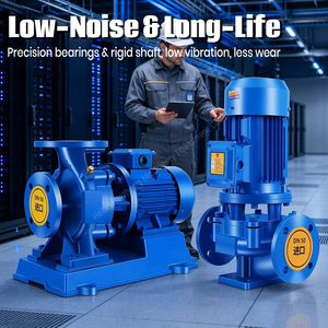 High Head Cast Iron Vertical Pipeline Booster Pump Long Water Delivery Centrifugal Pump - Product Image 1