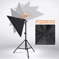 Kit d'éclairage photo et vidéo Triopo pour studio, avec boîte à lumière pour YouTube, TikTok et autres équipements de tournage.