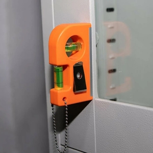 Dailymag سلسلة مفاتيح صغيرة محمولة على مستوى الروح من البلاستيك درجة صناعية ، طوربيد خصر ليزر أخضر لأداة جيب مغناطيسية سهلة الاستخدام - Product Image 6