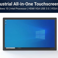 PC Industrial Todo en Uno con Pantalla Táctil, Windows 10, Intel, Pantalla Capacitiva de 21.5 Pulgadas, para Punto de Venta, Minoristas, Almacenes y Kioscos