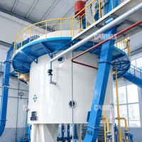 Ligne de production d'huile de soja, usine d'extraction par solvant avec récupération de solvant et torréfaction des alvéoles