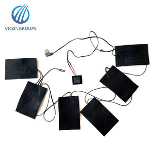 Tampone di calore in grafene per elettrodomestici illuminato interruttore a pulsante quadrato per il riscaldamento dei vestiti - Product Image 5