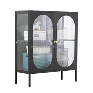 Tùy chỉnh thiết kế hiện đại Home Bar tủ bán buôn rượu thanh cửa kính hiển thị cho phòng khách nhà bếp Sử dụng ngoài trời - Product Image 5