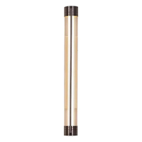 Luminaire mural LED linéaire en tube de verre transparent, design moderne et simple, lampe murale pour café