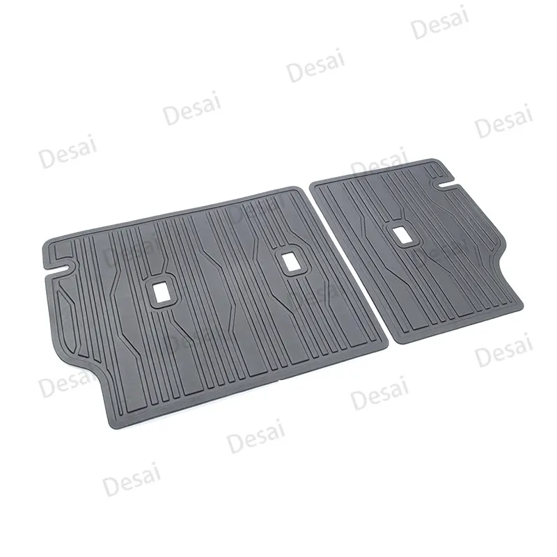 Factory Custom TPE Odorless Waterproof Vacuum-Molded Seat Back Carpet For 2021 2022 2023 Ford Mustang Mach-E Two-Shell Trunk Mat