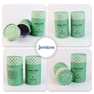 Embalaje de caja de tubo de papel biodegradable de alta calidad con logotipo personalizado - Product Image 6
