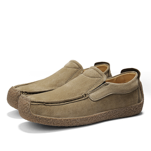 Nuevos mocasines al por mayor de ante con una alta Goma de cuero casual Hombre zapatilla de deporte chaussures en Cuir pour hommes mocasines <span class=keywords><strong>montantes</strong></span> - Product Image 4