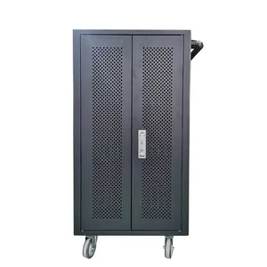 24 Device Mobile Charging And Storage Cart