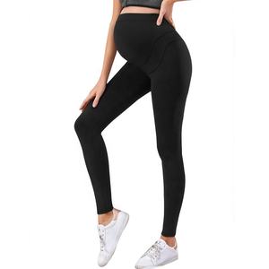Vestiti di maternità all'ingrosso di allenamento di Fitness di alta qualità indossano la vita alta comode più le dimensioni di maternità incinte Legging - Product Image 2
