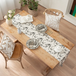 Mùa Xuân & mùa hè Jacquard đảo ngược sử dụng bảng <span class=keywords><strong>Runner</strong></span> bông có thể giặt bảng <span class=keywords><strong>Runner</strong></span> với tua cho phòng khách đám cưới - Product Image 2