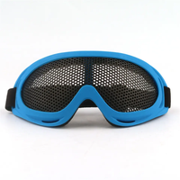 Lunettes tactiques de Paintball Lunettes en filet grillagé en acier Lunettes de protection des yeux Lunettes de tir