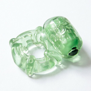 RC011F Penis Ring Red Transparent <b>Vibration</b> Massage <b>For</b> <b>Men</b> Sexual Health Product - Product Image 2