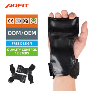 Impugnature per Mani da Palestra, Cinghie Antiscivolo in Gomma per Sollevamento Pesi, Protezioni per Palmo, Cinghie per Powerlifting - Product Image 1