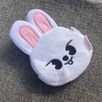 Dompet Koin Boneka Plush Lucu Karakter Kartun Stray Kids SKZ Grosir Merchandise Grup Idol Kpop