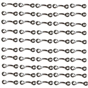 Pernos de ojo tipo C de acero inoxidable, acabado 2B de grado 304, para herrajes de cubierta de barco, kayak, canoa, paquete de 50 - Product Image 1