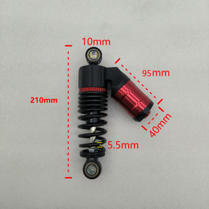 Amortisseur arrière à air pour vélo électrique, ressort droit de 250 mm, ouverture de 10 mm - Product Image 6