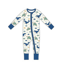 Pyjama en bambou personnalisé avec logo, ensemble cadeau pour bébé, Noël, bambou antibactérien, respirant, unisexe, fabrication en usine, combinaison pour enfants