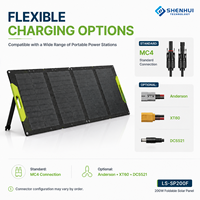 Panneau Solaire Pliable 200W pour Camping-Car et Station d'Énergie Extérieure – Chargeur Solaire Portable pour l'Extérieur – Fournisseur OEM