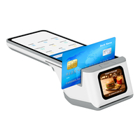 Punto de Venta de Doble Pantalla de Alta Gama con Pantalla Táctil Capacitiva Android, Punto de Venta Todo en Uno con Pantalla Táctil Doble para Carnicería Z900