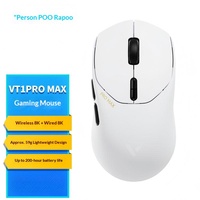 Souris de jeu sans fil double mode Rapoo VT1PRO MAX, taux de polling 8K 4K, capteur PAW3950, 59g, autonomie 200H pour PC et Esports