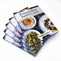 Service d'impression de livres de recettes personnalisés à couverture rigide, livre de cuisine offset couleur avec logo personnalisé pour les recettes culinaires