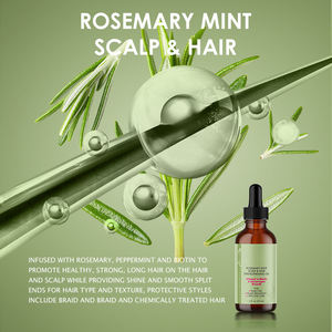 Uçucu yağlar nane biberiye saç büyüme yağı en iyi güçlendirici organik besleyici parlatıcı yumuşatma uçucu yağlar - Product Image 3