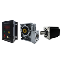 Moteur de contrôle de vitesse servo NMRV à engrenage à vis sans fin RV40, réducteur compact silencieux, moteur servo vertical sans balais avec autobloquage