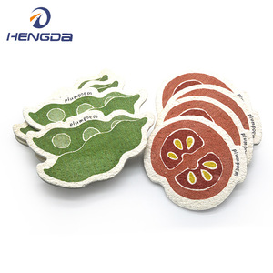Esponja Cuadrada de Pulpa de Madera para Lavar Platos, Herramienta de Limpieza Absorbente para Uso en la Cocina - Product Image 2