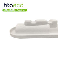 Insert en papier de luxe moulé par pressage humide, 100 % biodégradable, pour flacons de soins de la peau