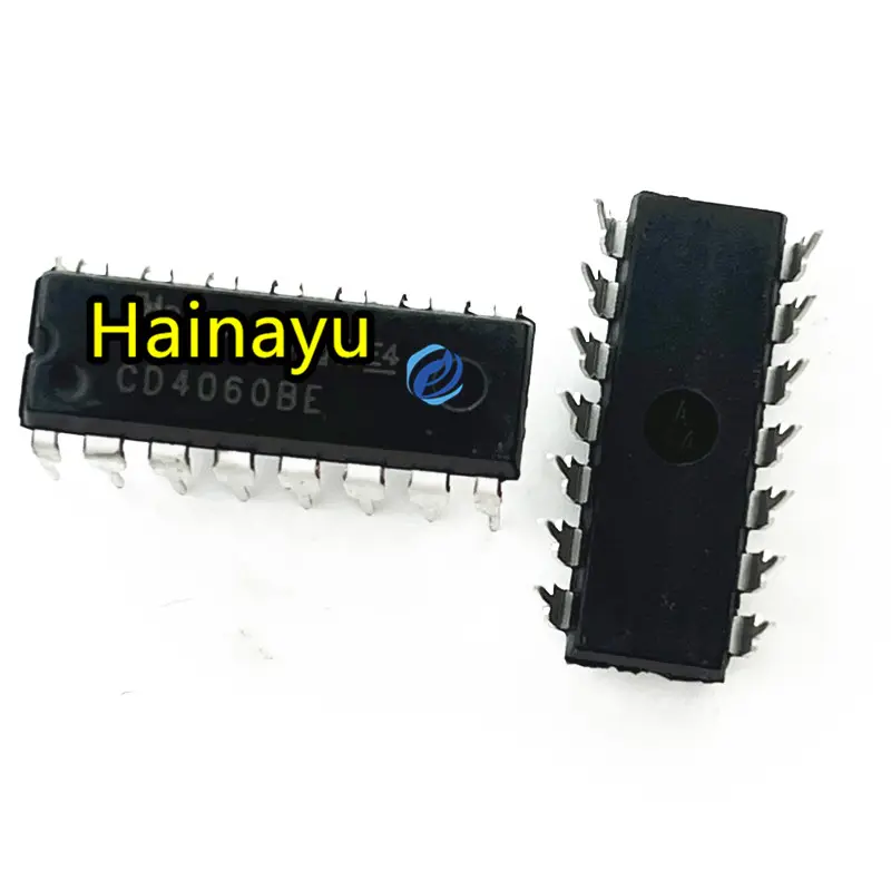 Hainayu chip bom IC linh kiện điện tử được chèn trực tiếp vào cd4060be 14-cấp nhị phân đếm nối tiếp dip-16 logic IC ch