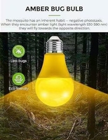 A19 9W ampoule d'aide au sommeil 1800K lumière chaude bébé chambre lumière E26