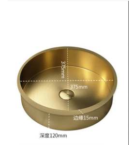 Nuevo diseño de estilo de lujo de baño de acero inoxidable 304 <span class=keywords><strong>bajo</strong></span> el <span class=keywords><strong>lavabo</strong></span> del mostrador - Product Image 3