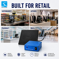 Desactivador de Etiquetas RF de Decodificación Rápida, Unidad Principal de 227mm, 195mm, 70mm para Procesamiento de Etiquetas Blandas en Puntos de Venta de Grandes Supermercados
