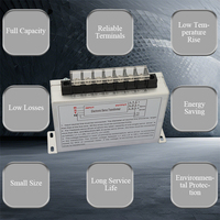 Transformateur Flyback pour Servomoteur Triphasé, Composants en Aluminium et Plastique, CE ISO9001, pour une Efficacité de 98%, Bobine 7500VA, 4 Fils, Sec