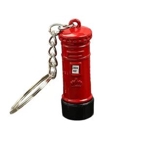 Porte-clés miniature en métal et plastique, modèle de bus rouge et cabine téléphonique de Londres, souvenir de l'Angleterre, cadeau tendance - Product Image 3
