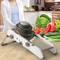 Mandoline manuelle S/S pour légumes, fruits, éplucheur de pommes de terre, hachoir manuel pour légumes