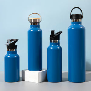 Bouteille d'eau en aluminium à paroi simple de 500 ml (17 oz) pour sublimation, personnalisable, avec double bec verseur, idéale pour le camping et les activités de plein air – Vente en gros - Product Image 1