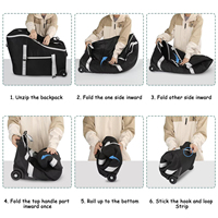 Portable siège de voiture poussette Base sac de voyage bébé siège de voiture sac à dos rembourré couverture fermeture éclair pliable lettre Polyester