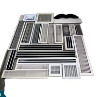 Grille de sortie d'air en ABS pour CVC, cache de ventilation en plastique pour alimentation en air au plafond
