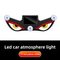 Autocollant universel de haute qualité YFL LED en plastique pour voiture, yeux de démon lumineux, personnalisé, modèle de moto électrique QTD-26042201