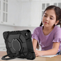 Étui de protection intégré pour tablette Samsung Tab A11 Plus/A9 Plus 11 pouces, coque antichoc en silicone avec bandoulière et support