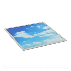 Painel de luz led ultra fino, 36w 48w 72w 2x2 1x4 2x4 painel de luz led de teto azul céu