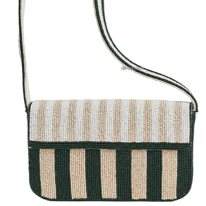 Sacs à bandoulière en toile souples et imperméables à grande capacité avec fermeture éclair et imprimés lettres tendance - Product Image 1