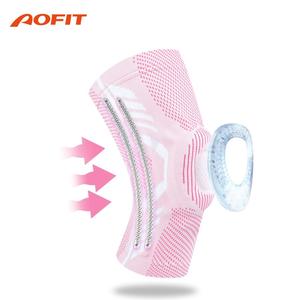 Hacer ejercicio Correr Levantamiento de pesas Soporte de rodilla con almohadilla de gel de rótula Nueva forma Estabilizador lateral Rodilla Manga de compresión Brace - Product Image 2