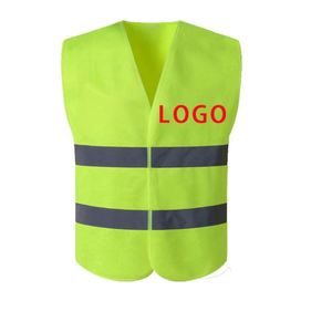 Chaleco de Seguridad Reflectante de Alta Visibilidad para Motocicleta, Ropa de Trabajo Segura para Trabajadores de Saneamiento, Chaleco Reflectante con Logotipo - Product Image 1