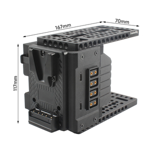 Venta al por Mayor de FusionRig, Soporte de Expansión de Energía para Cámara, Jaula de Batería con Montura en V para Cámara de Cine <span class=keywords><strong>Sony</strong></span> FX3 <span class=keywords><strong>FX30</strong></span> - Product Image 6